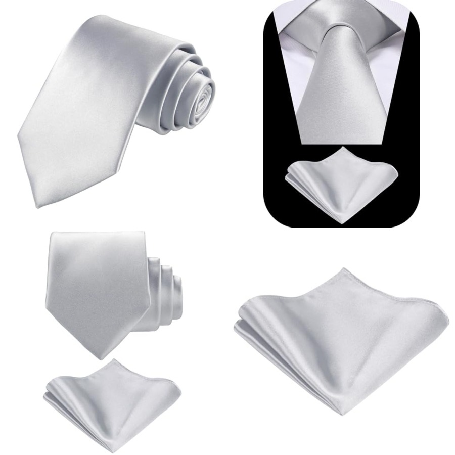 Solid Satin Woven dyed Color F - Pocket Square Set recensie en prijs