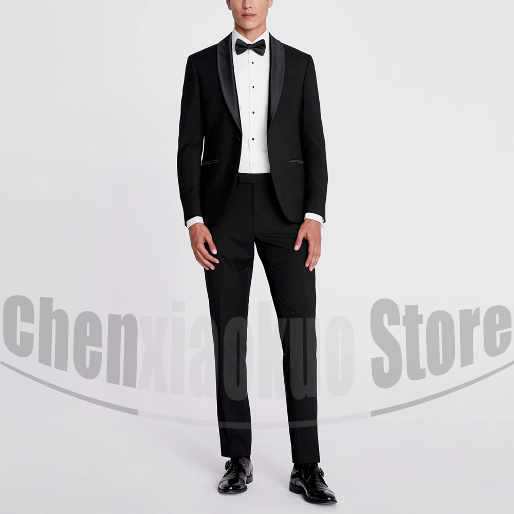 Black Men Suits 2 Piece Fashio - Men Formal Wear 2025 recensie en prijs