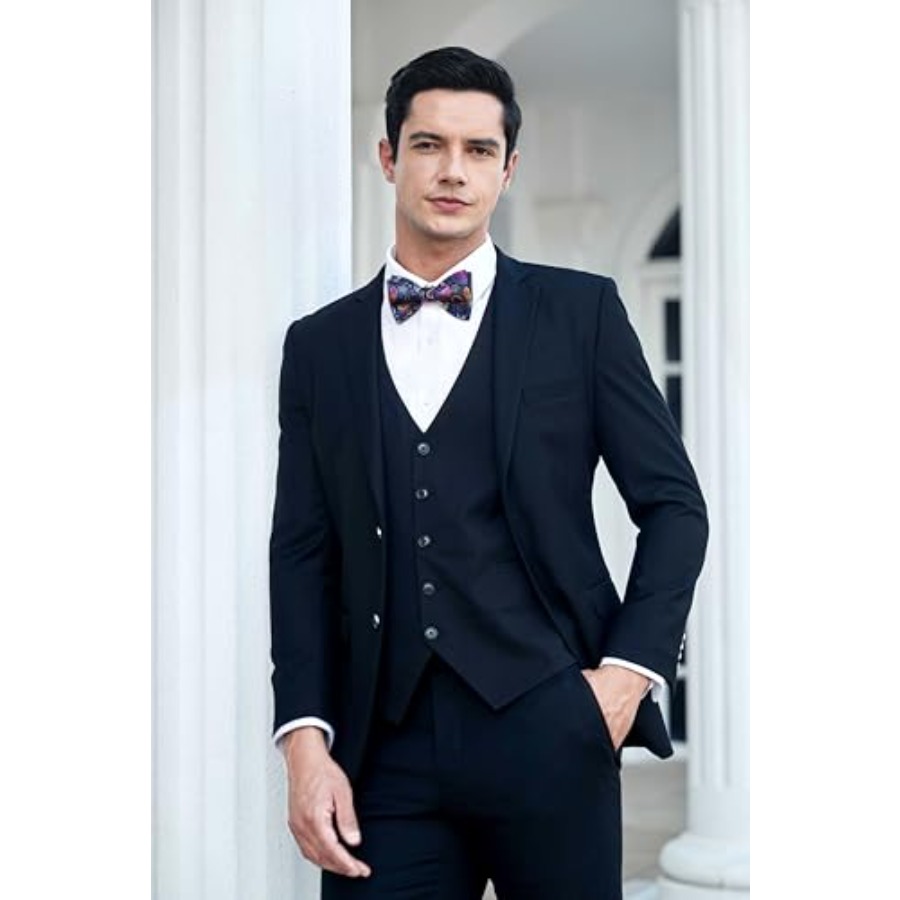 Bow Ties for Men Floral Bowtie - Pocket Square Set recensie en prijs