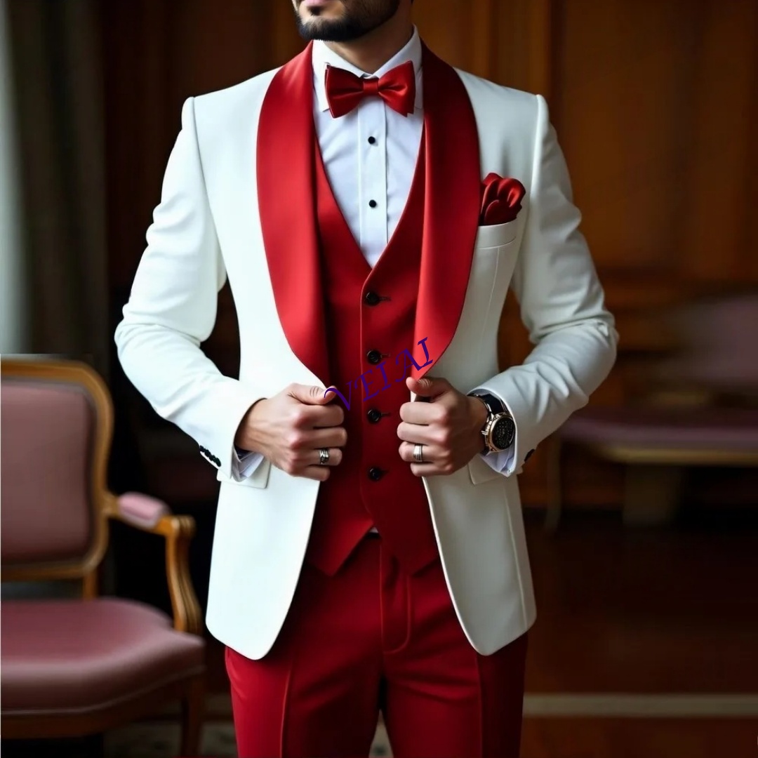 CustomizedNew White And Red Me - Young Men Formal Wear recensie en prijs