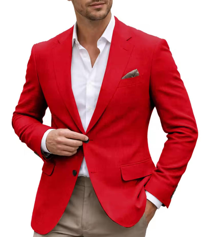 Only Men's Blazer 1PCS Slim Fi - Men Linen Formal Wear recensie en prijs