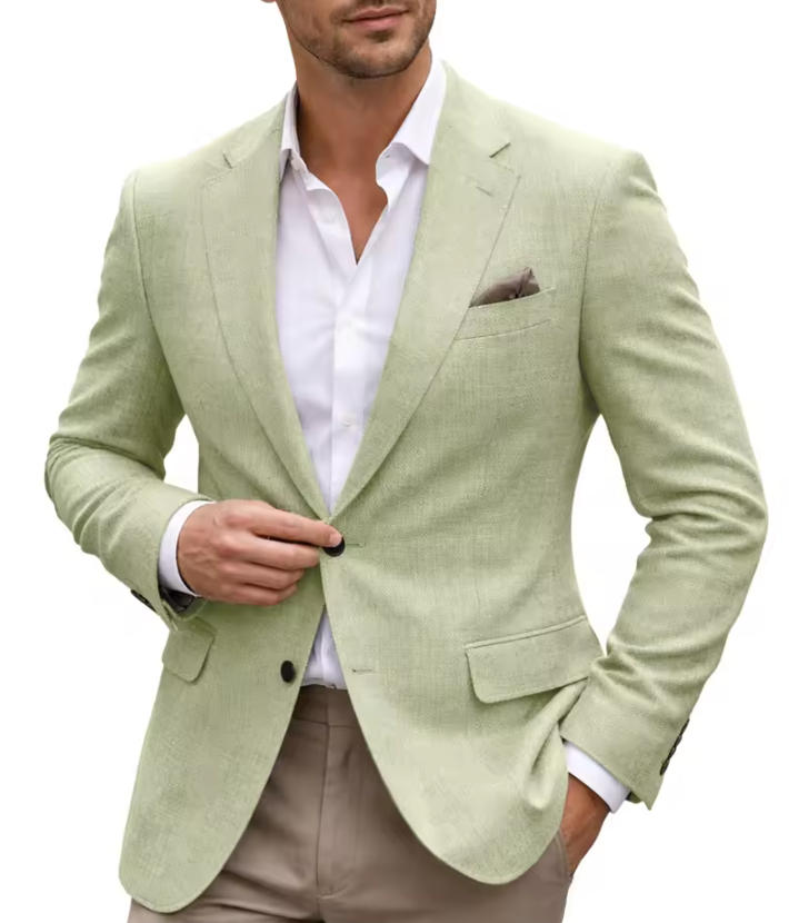 Only Men's Blazer 1PCS Slim Fi - Men Linen Formal Wear recensie en prijs
