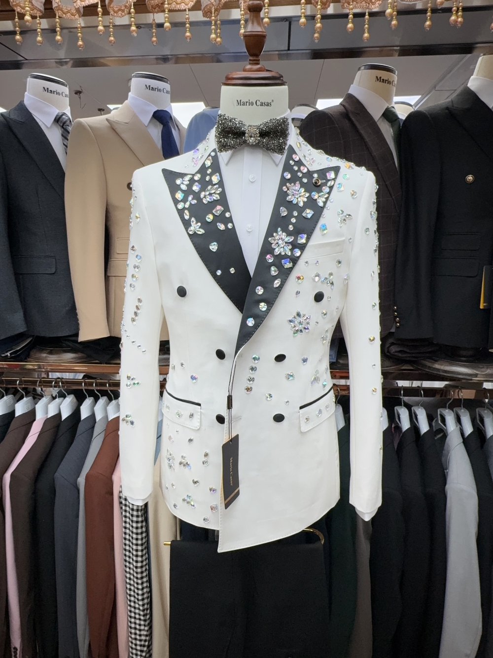 2025 Sparkly In Stock Crystals - Men Formal Wear 2025 recensie en prijs