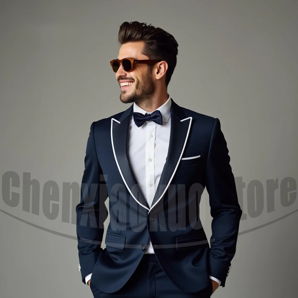 Men Suits Fashion Peak Lapel S - Men Formal Wear 2025 recensie en prijs