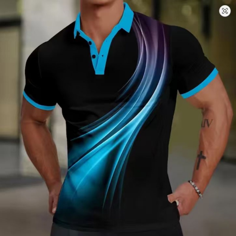 2025 Men's Geometric Golf Shir - Men Formal Wear 2025 recensie en prijs