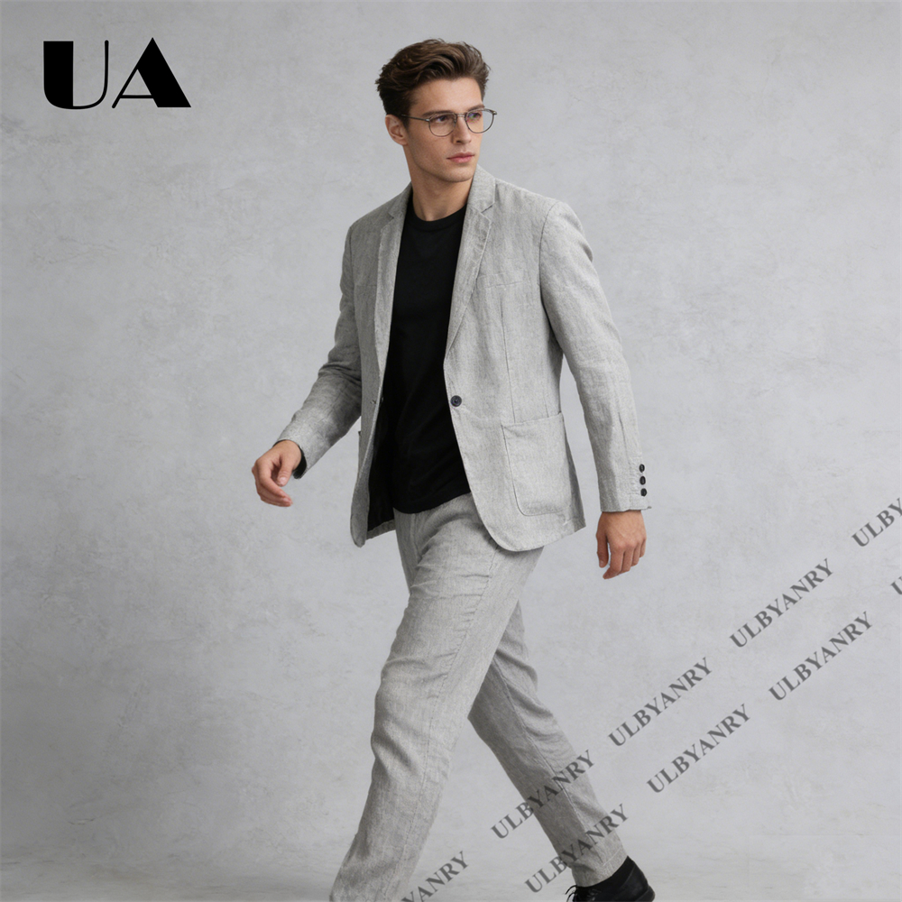 Breathable Men’s Linen Suit 2  - Men Linen Formal Wear recensie en prijs