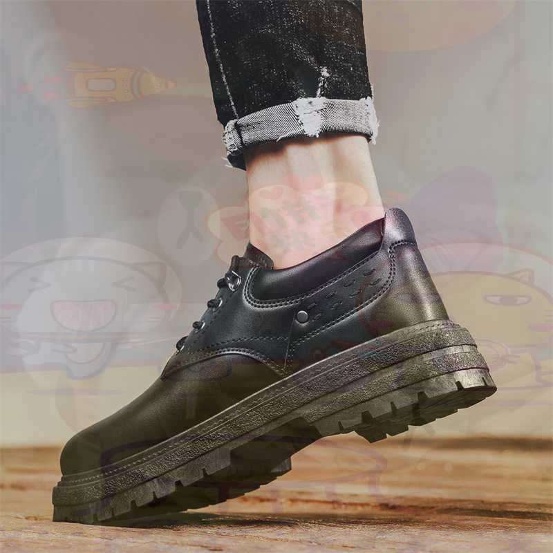 Dark Natural Leather Fashion T - Formal Men Daily Wear Footwear recensie en prijs