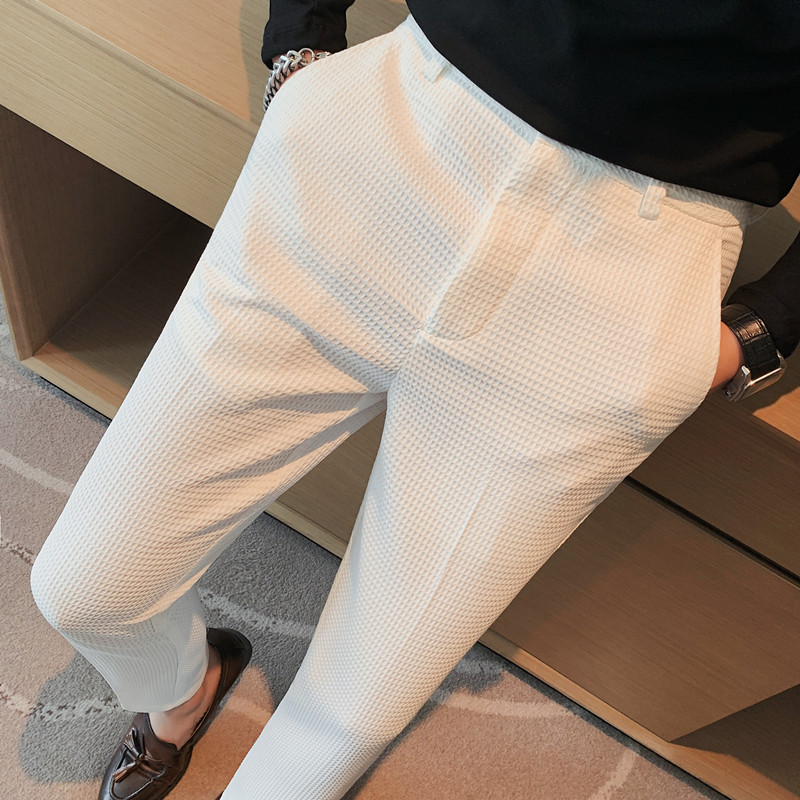 2024 Autumn New Waffle Stretch - Young Men Formal Wear recensie en prijs