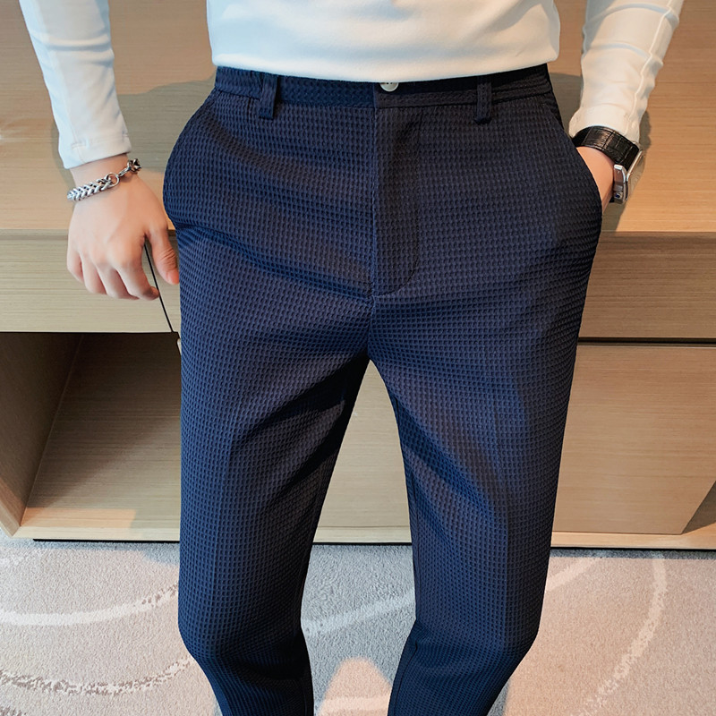 2024 Autumn New Waffle Stretch - Young Men Formal Wear recensie en prijs