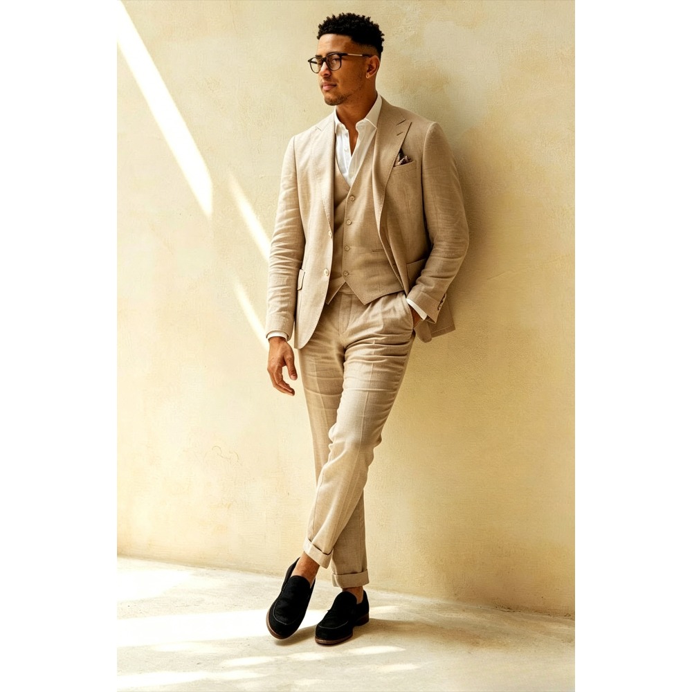 Sage Green Linen Wedding Suits - Men Linen Formal Wear recensie en prijs