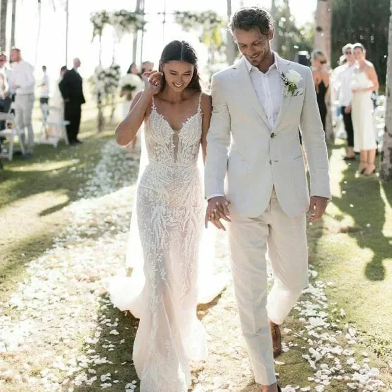 Linen Wedding Tuxedo For Men S - Men Linen Formal Wear recensie en prijs