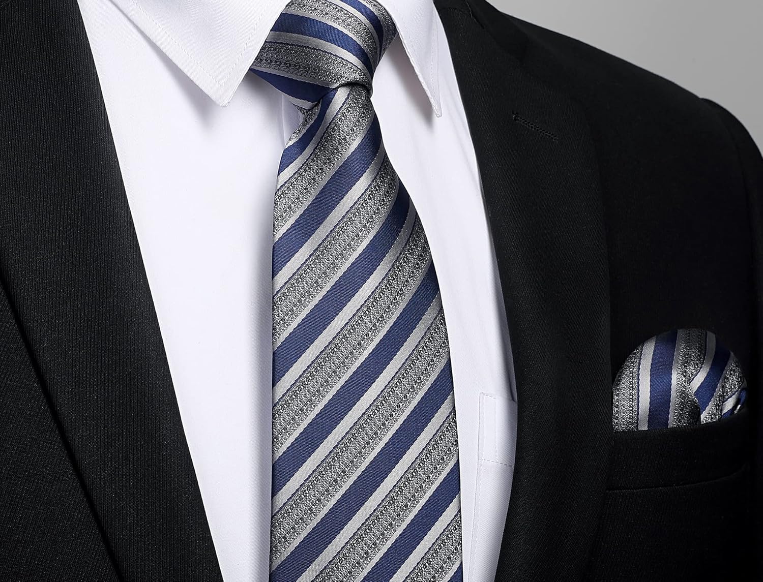 Men's Stripe Tie & Pocket Squa - Pocket Square Set recensie en prijs