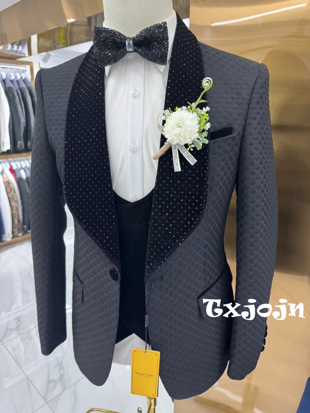 New Luxurious Beaded Tuxedo 3  - Men Formal Wear 2025 recensie en prijs