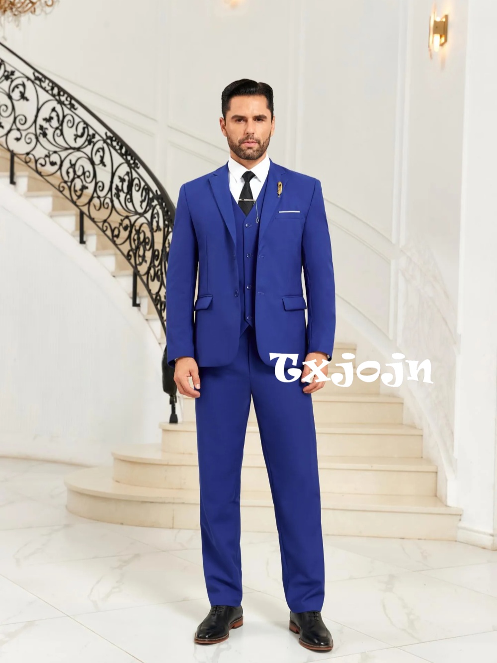 New Blue Men's Slim Fit Suits  - Men Formal Wear Outfits recensie en prijs