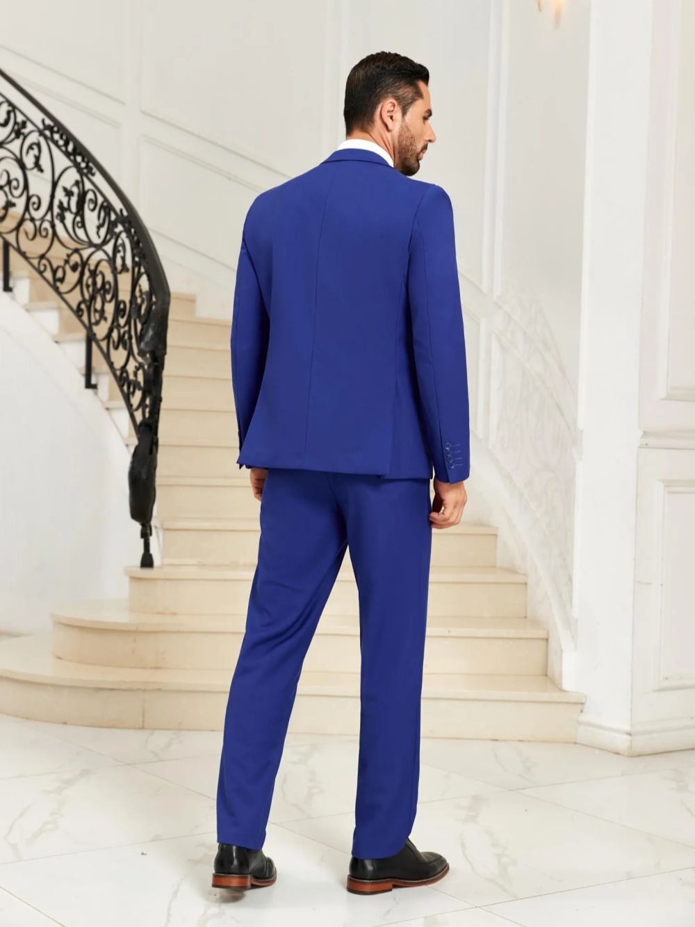 New Blue Men's Slim Fit Suits  - Men Formal Wear Outfits recensie en prijs