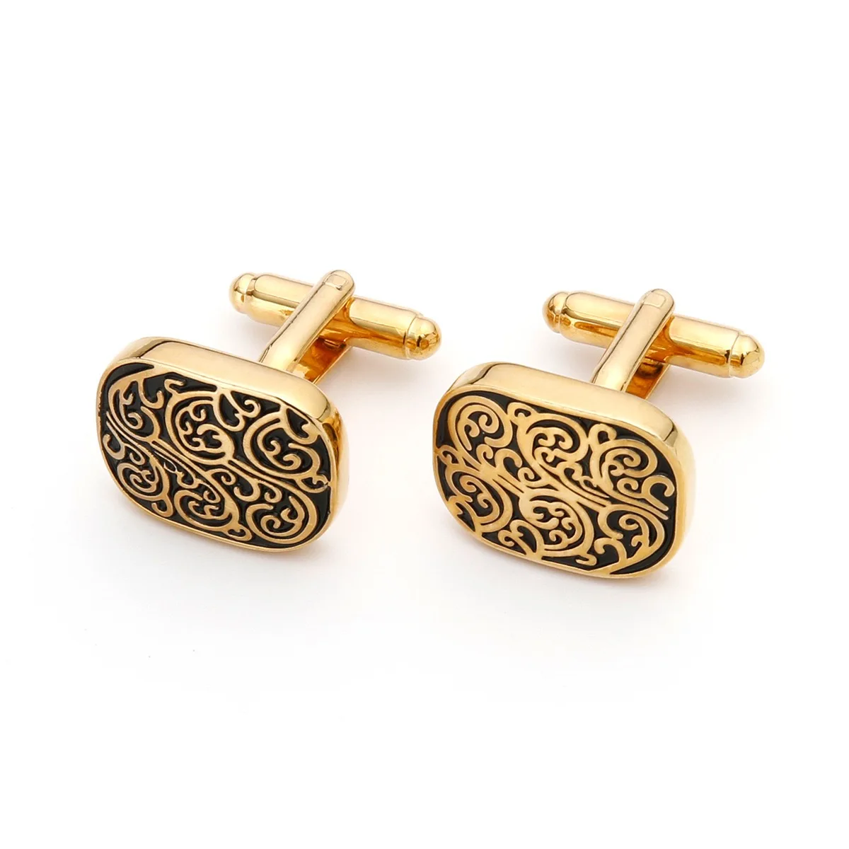High Quality Gold Cufflinks Vi - Dress Shirt French Cuff recensie en prijs