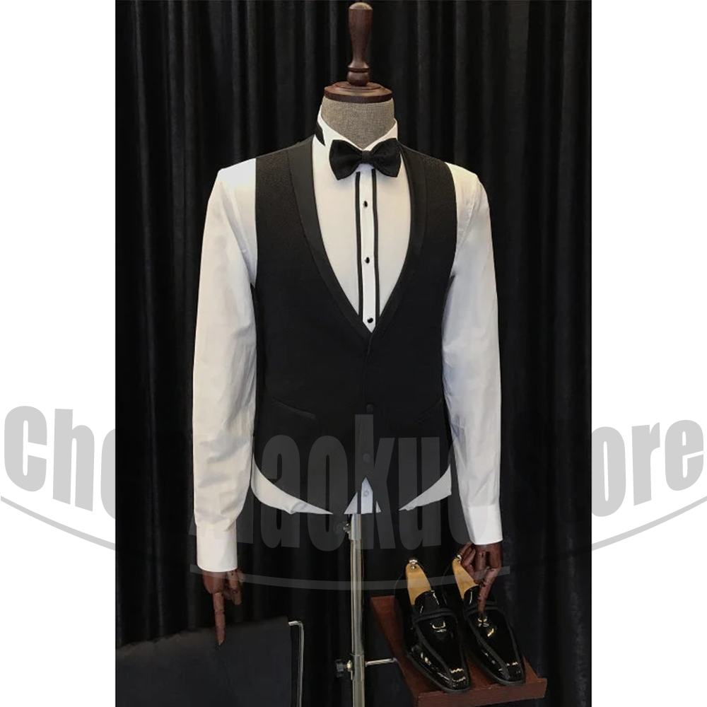 Black Men Suits Chic Shawl Lap - Men Formal Wear 2025 recensie en prijs
