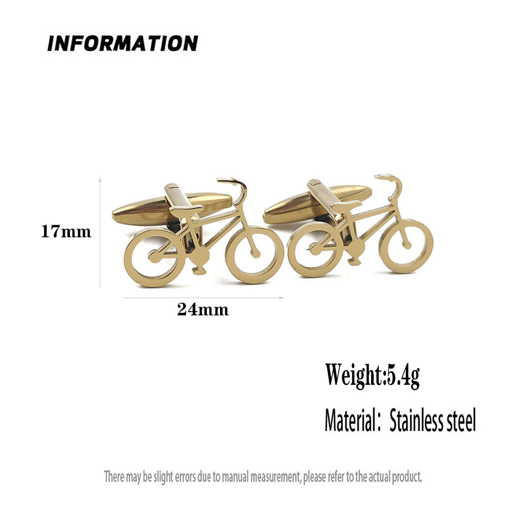 Punk style hollow bicycle stai - Dress Shirt French Cuff recensie en prijs