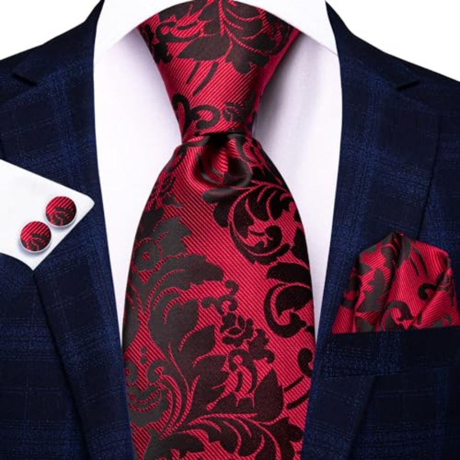 Silk Ties for Men Plaid Paisle - Pocket Square Set recensie en prijs
