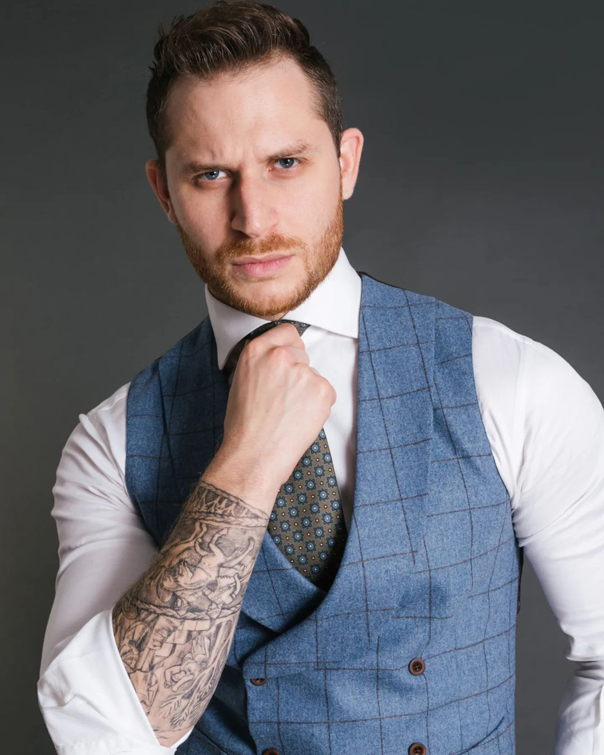 Blue Vintage Men Suit Tailor-M - Men Linen Formal Wear recensie en prijs