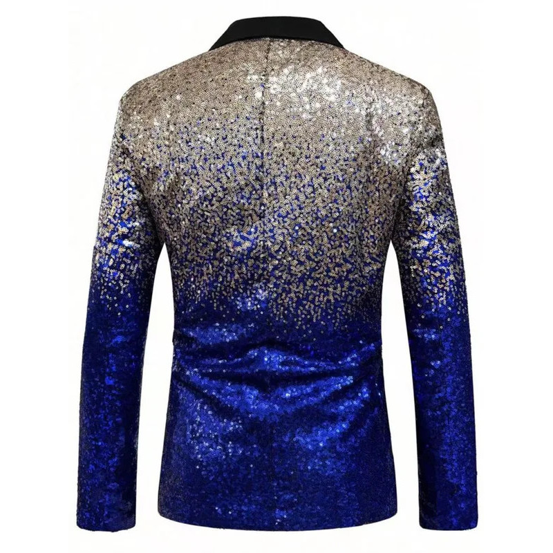 Shiny Sequin Tuxedo Jacket for - Men Linen Formal Wear recensie en prijs